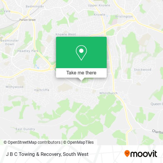 J B C Towing & Recovery map