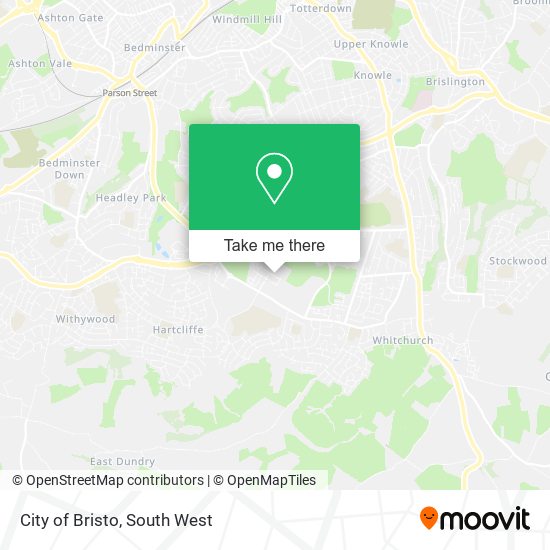 City of Bristo map