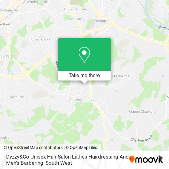 Dyzzy&Co Unisex Hair Salon Ladies Hairdressing And Men's Barbering map