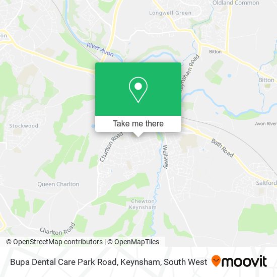 Bupa Dental Care Park Road, Keynsham map