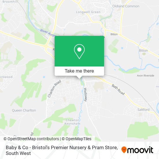 Baby & Co - Bristol's Premier Nursery & Pram Store map