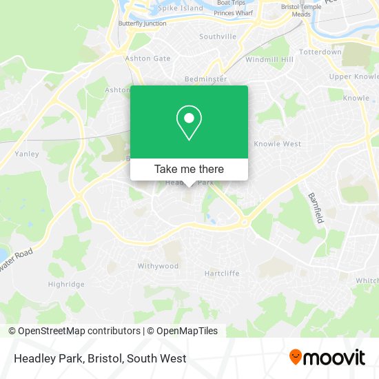 Headley Park, Bristol map