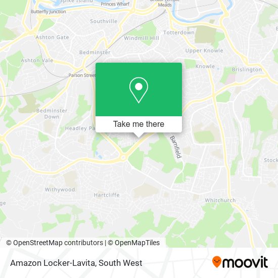 Amazon Locker-Lavita map