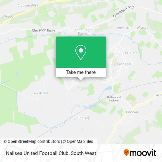 Nailsea United Football Club map