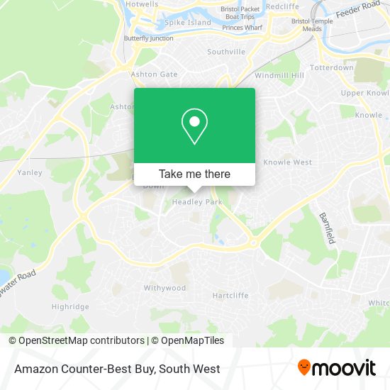 Amazon Counter-Best Buy map