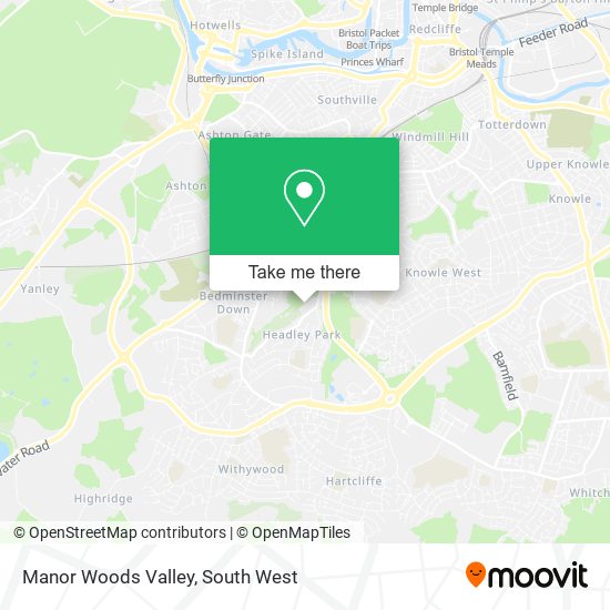Manor Woods Valley map