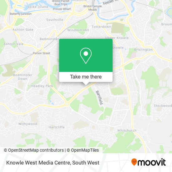 Knowle West Media Centre map