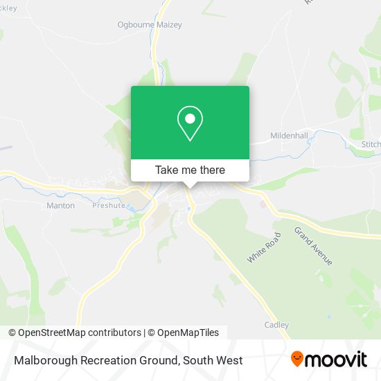 Malborough Recreation Ground map