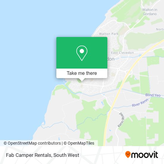 Fab Camper Rentals map