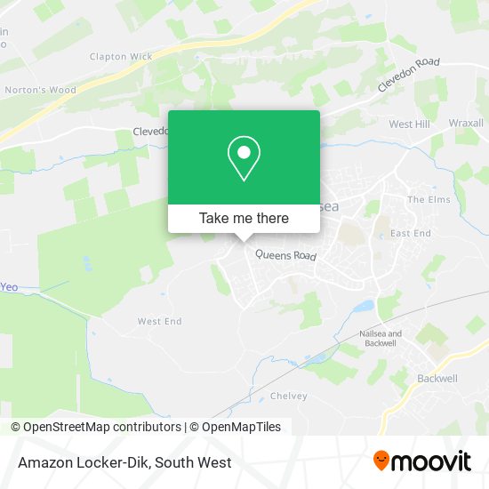 Amazon Locker-Dik map
