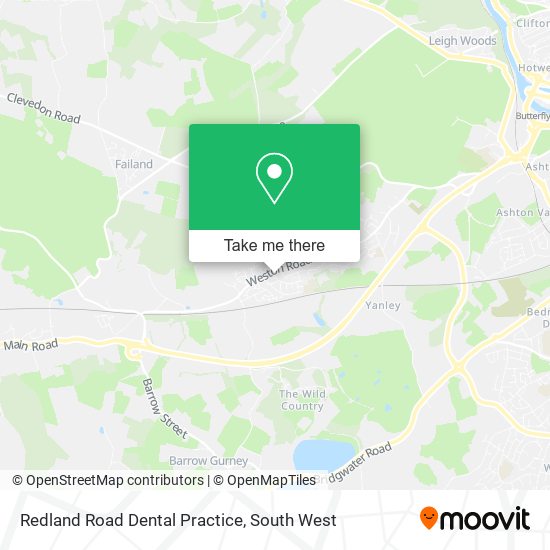 Redland Road Dental Practice map