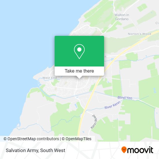 Salvation Army map