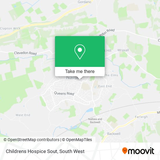 Childrens Hospice Sout map