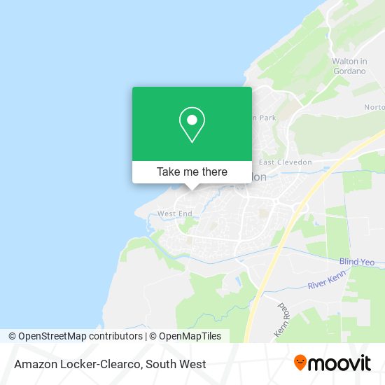 Amazon Locker-Clearco map