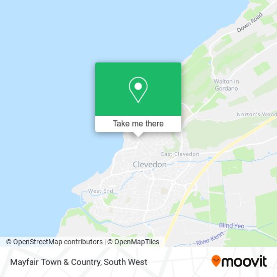 Mayfair Town & Country map