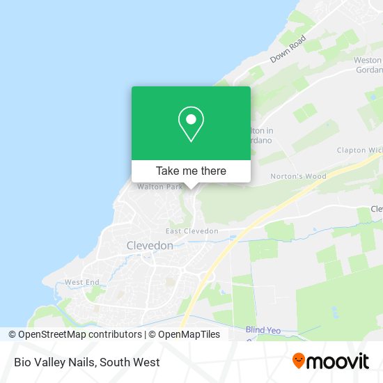 Bio Valley Nails map