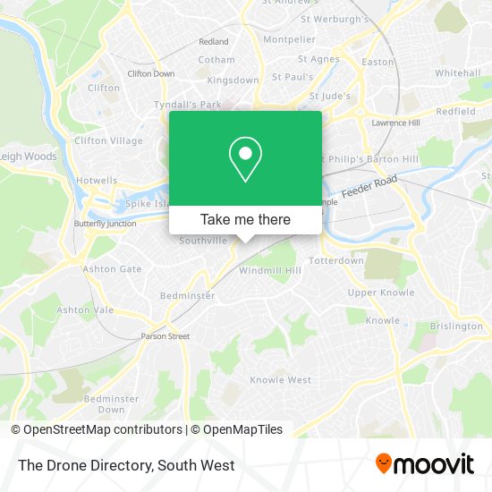The Drone Directory map