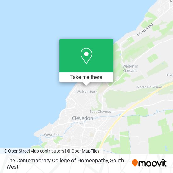 The Contemporary College of Homeopathy map