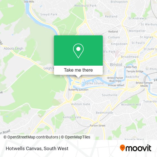 Hotwells Canvas map