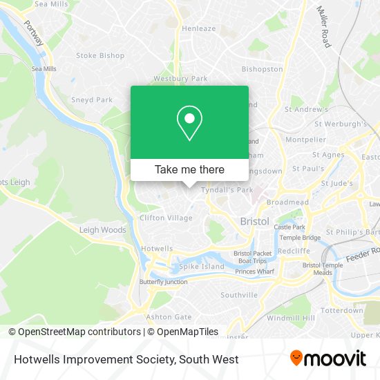 Hotwells Improvement Society map