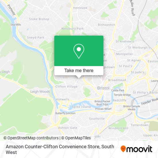 Amazon Counter-Clifton Convenience Store map