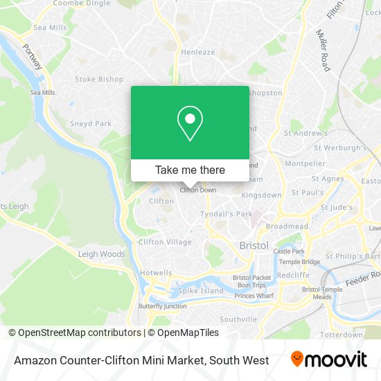 Amazon Counter-Clifton Mini Market map