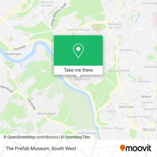 The Prefab Museum map