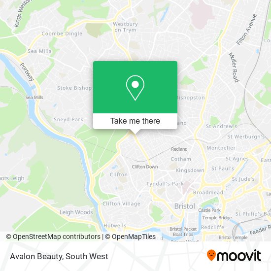 Avalon Beauty map
