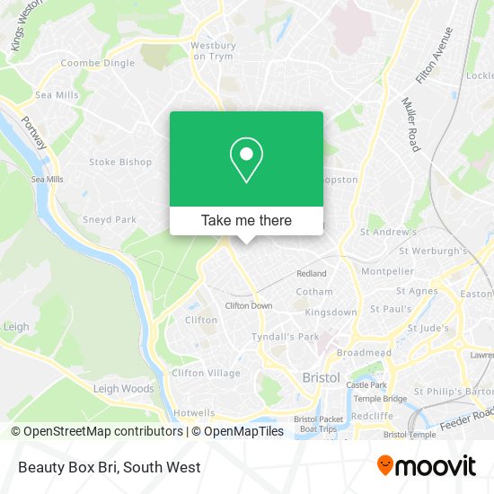 Beauty Box Bri map