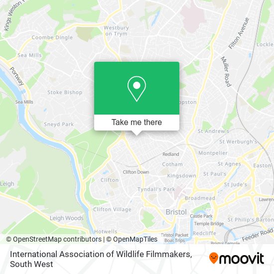 International Association of Wildlife Filmmakers map
