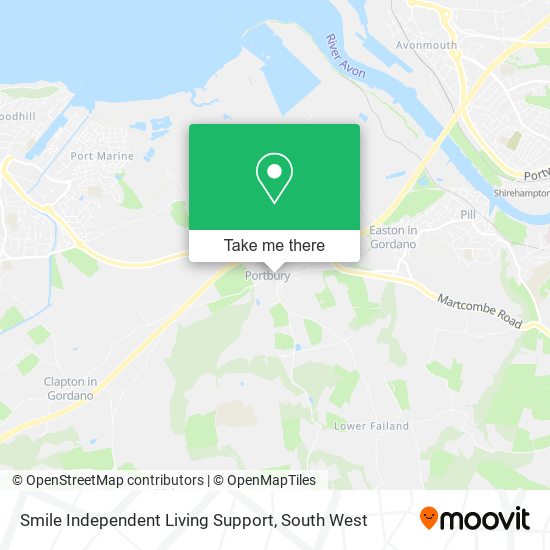 Smile Independent Living Support map