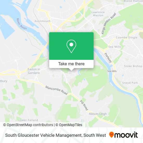 South Gloucester Vehicle Management map