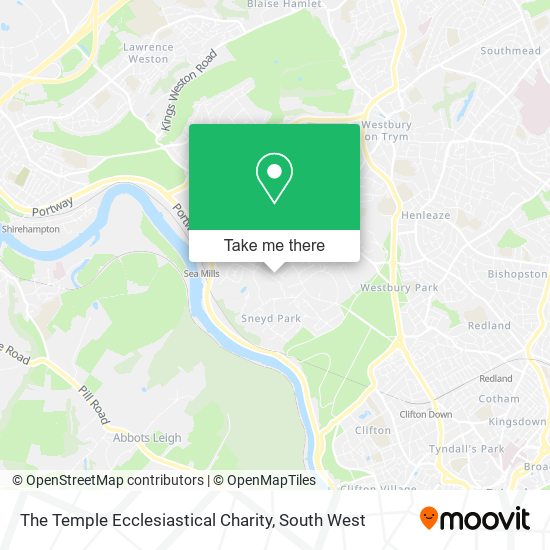 The Temple Ecclesiastical Charity map