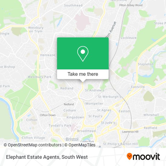 Elephant Estate Agents map