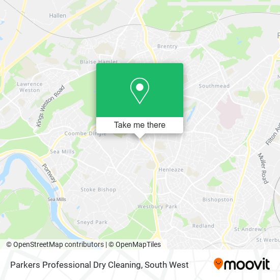 Parkers Professional Dry Cleaning map