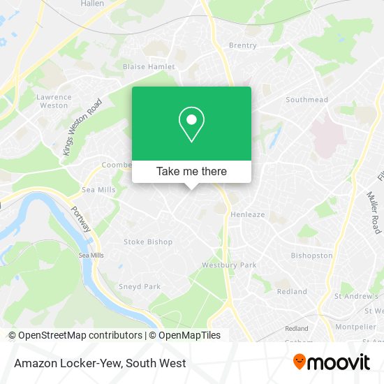 Amazon Locker-Yew map