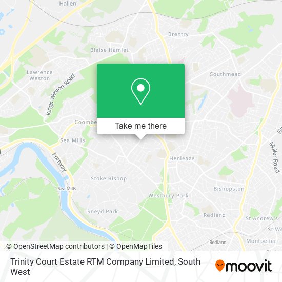 Trinity Court Estate RTM Company Limited map
