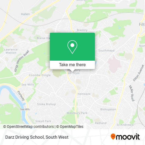 Darz Driving School map