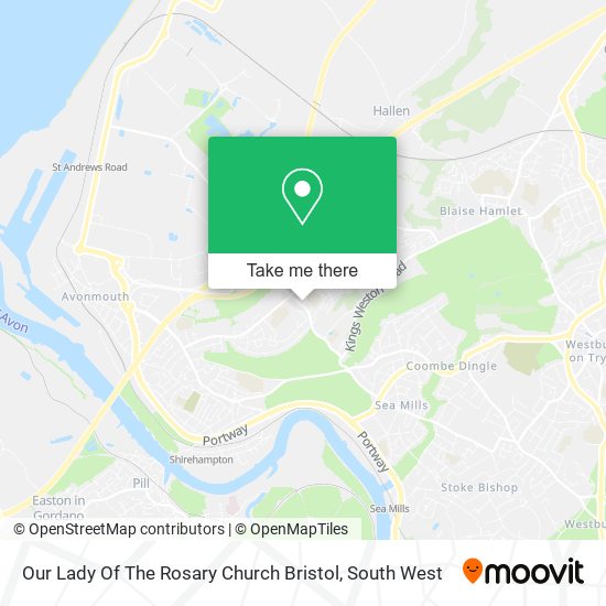 Our Lady Of The Rosary Church Bristol map