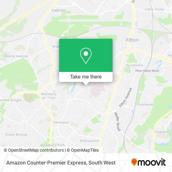 Amazon Counter-Premier Express map