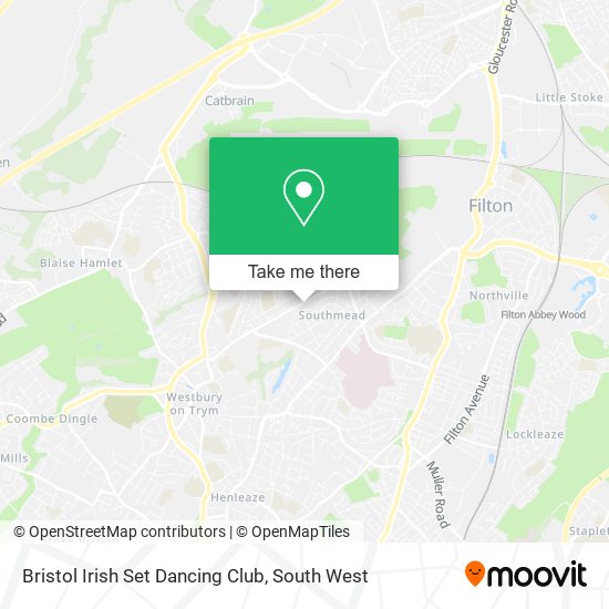 Bristol Irish Set Dancing Club map