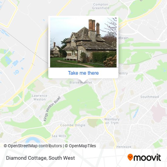 Diamond Cottage map