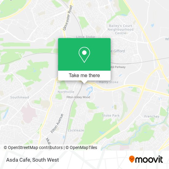 Asda Cafe map