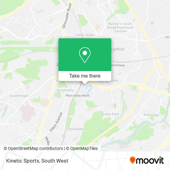 Kinetic Sports map