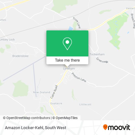 Amazon Locker-Kehl map