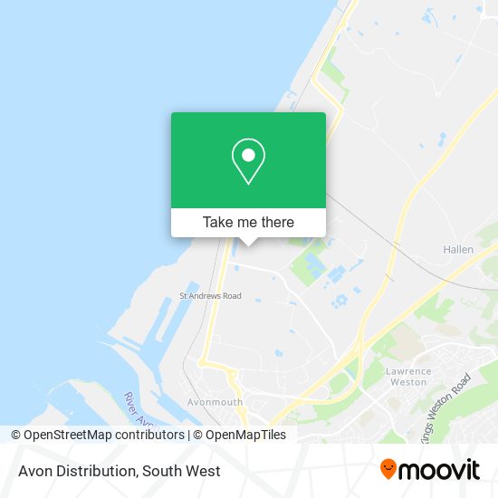 Avon Distribution map