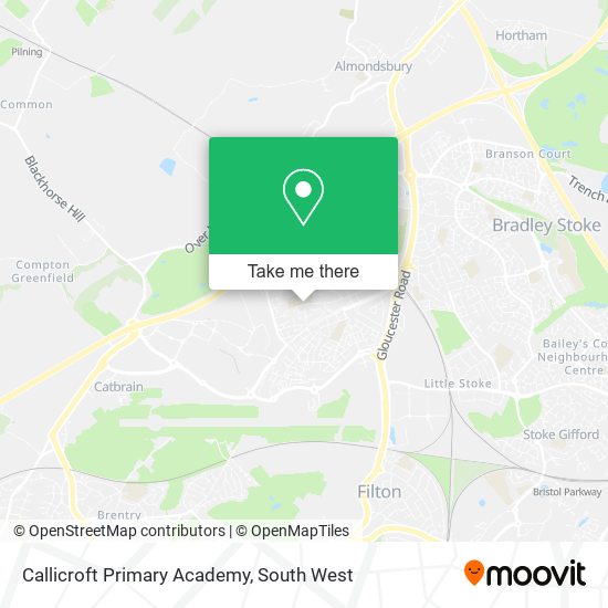 Callicroft Primary Academy map