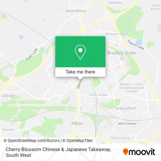 Cherry Blossom Chinese & Japanese Takeaway map