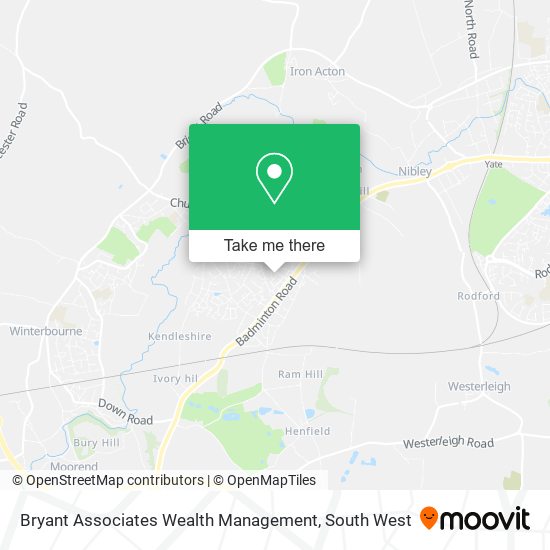 Bryant Associates Wealth Management map