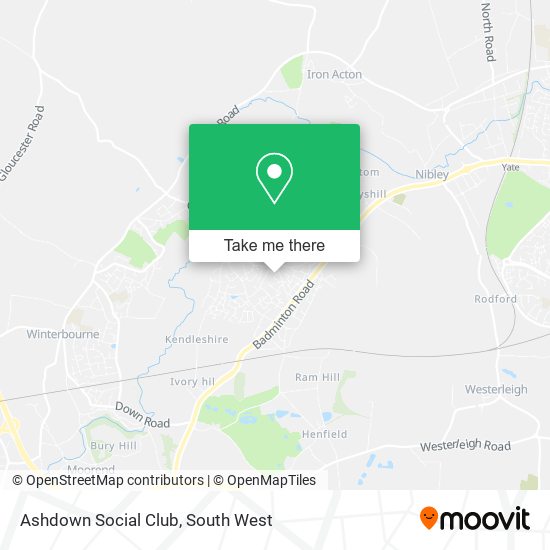 Ashdown Social Club map